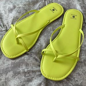 Neon sandals